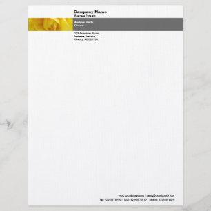 Photo Band - Lisianthus Letterhead