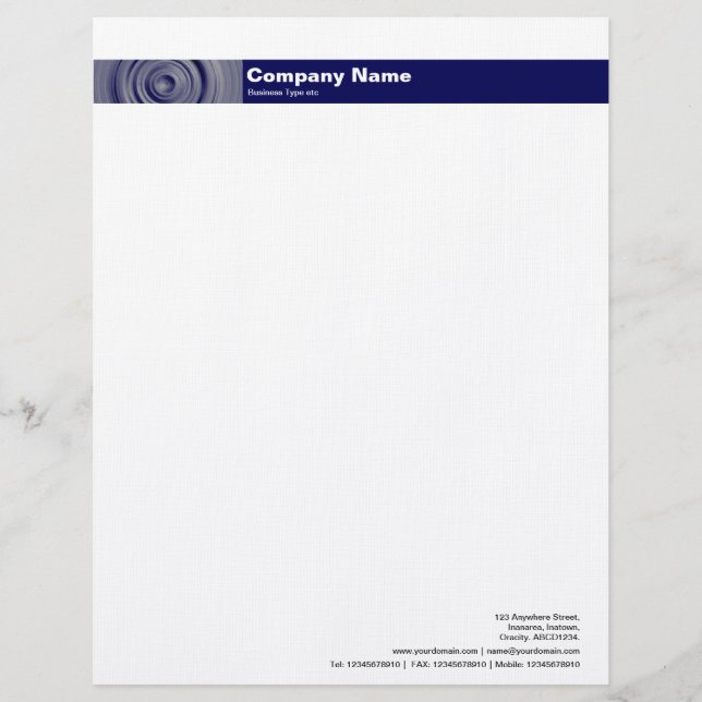 Photo Band v2 - Abstract Wheel Letterhead (Front)