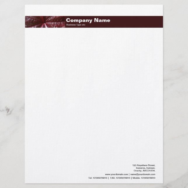 Photo Band v2 - Leaf Letterhead (Front)