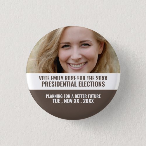 Photo Banner Political Campaigner Advertising Button