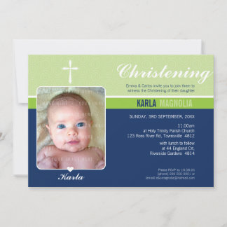 PHOTO BAPTISM INVITE :: peace 2 L