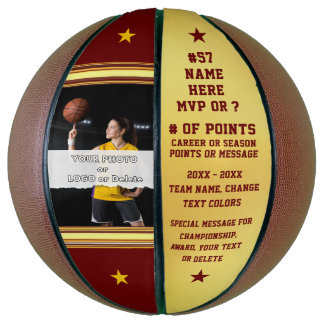 Photo Basketball. Senior Night Basketball Gifts