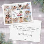 Photo Beach Christmas Holiday Card<br><div class="desc">Get into the holiday spirit with this unique Christmas card featuring a relaxed Santa Claus in sunglasses lounging in a pink flamingo floaty in the ocean. Perfect for sending beachy holiday wishes, this card is ideal for anyone living in tropical places like Florida, Hawaii, or the Bahamas, or for those...</div>