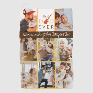 Photo Best Dad Ever Pro Lover Golfer Fathers Day Golf Towel