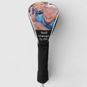 Photo Best Grandpa By Par Personalized Fun Golf Head Cover