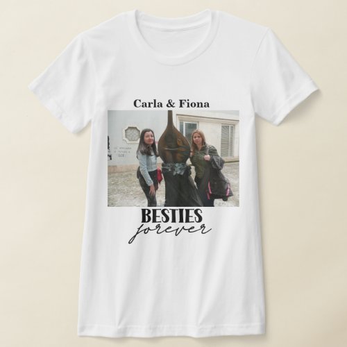 Photo Besties Best Friends T_Shirt