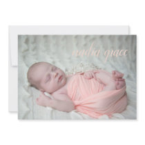 Photo Birth Announcement