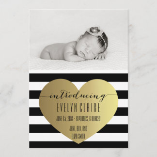 Photo Birth Announcement - Baby Girl