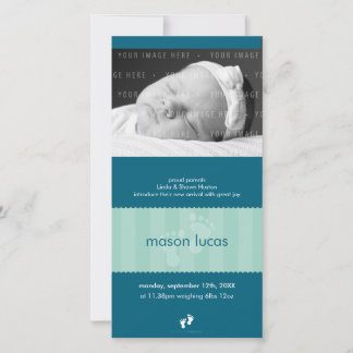 PHOTO BIRTH ANNOUNCEMENT :: happy feet 9P