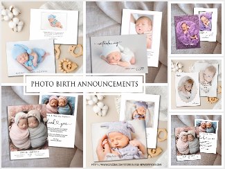 Photo Birth Announcements