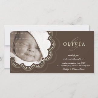 PHOTO BIRTH ANNOUNCEMENTS :: sweet bloom 5L