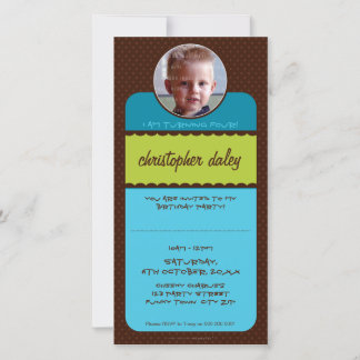 PHOTO BIRTHDAY INVITATIONS :: circus 1