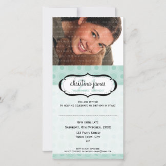 PHOTO BIRTHDAY INVITATIONS :: delicious 3
