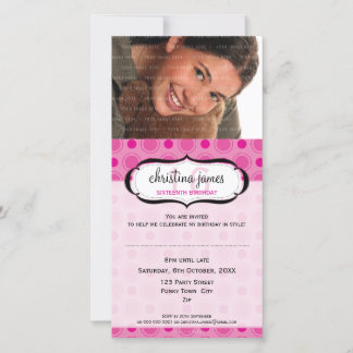 PHOTO BIRTHDAY INVITATIONS :: delicious 8