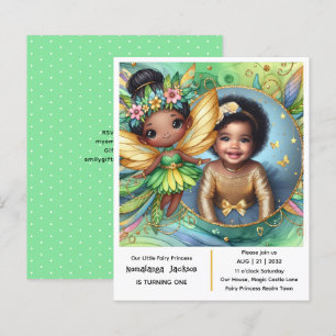 Photo Birthday Little Black Fairy African Tropical