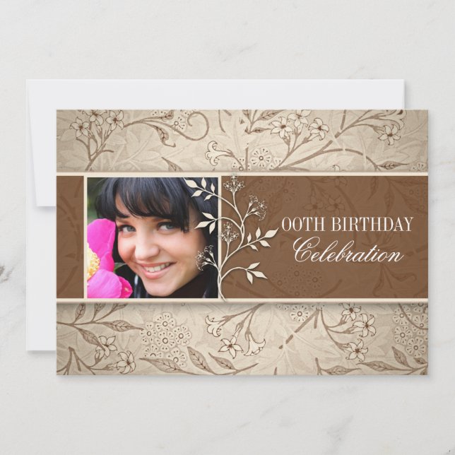 photo birthday party invitation (Front)