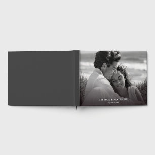 Photo Black and White Guest Book