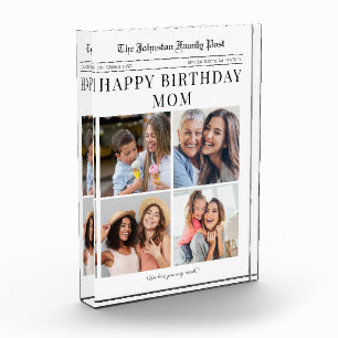 Photo Block Birthday Photo Collage for Mom
