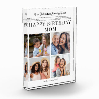Photo Block Birthday Photo Collage for Mom