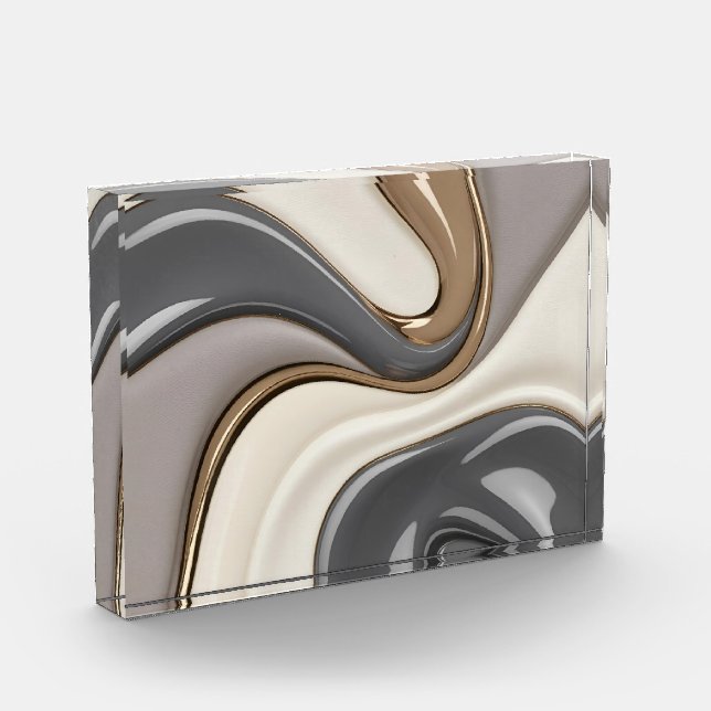 Photo block (horizontal) in stylish graphic (Left)