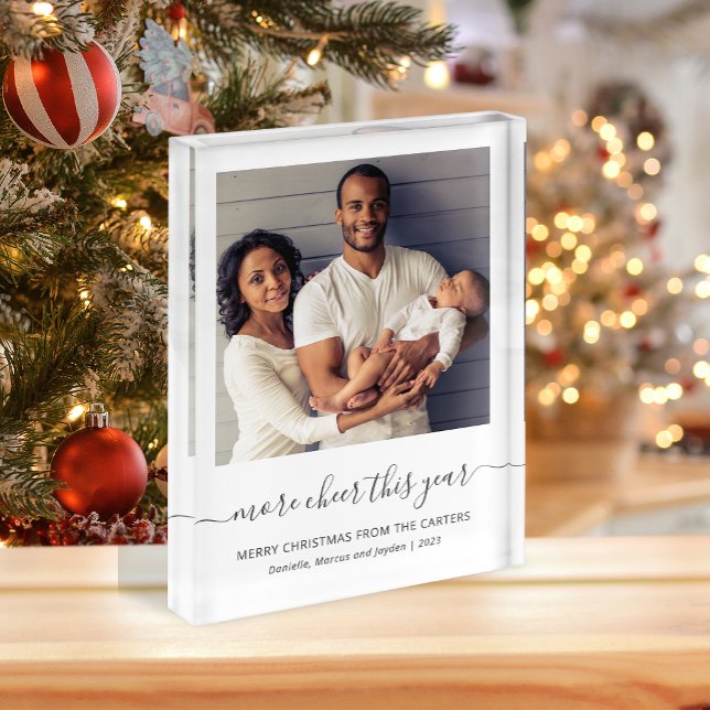 Photo Block More Cheer This Year Script Christmas (Creator Uploaded)