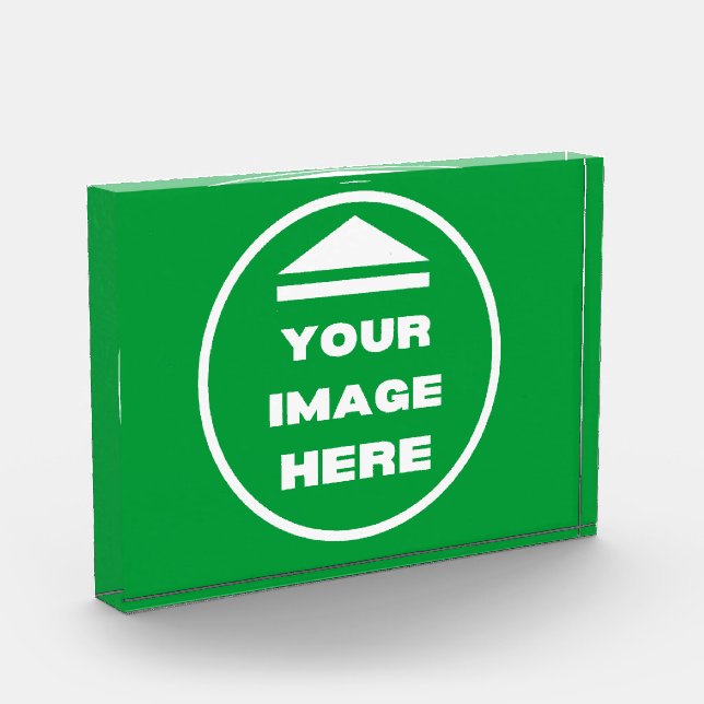 Photo Block - Personalized - Add Image / Text  (Left)