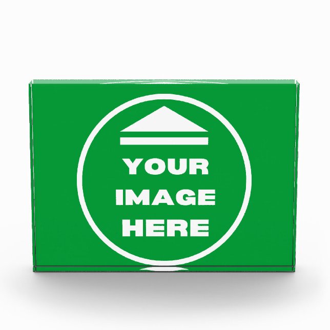 Photo Block - Personalized - Add Image / Text  (Front)