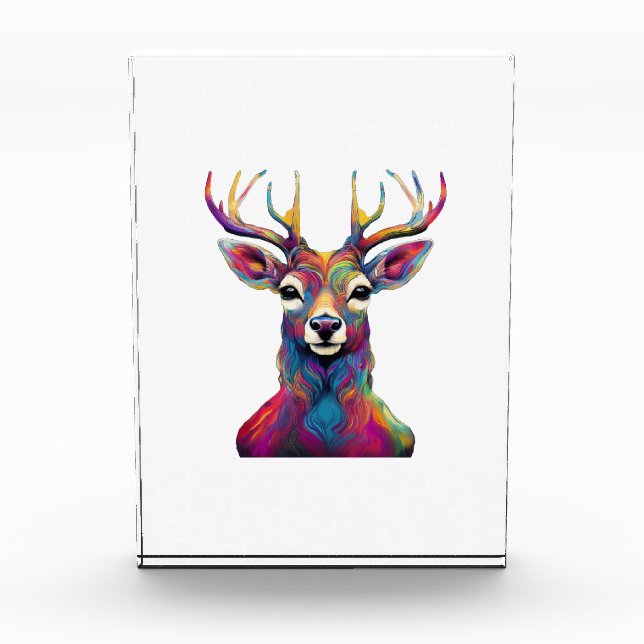 Photo Block - The Colorful Deer (Front)