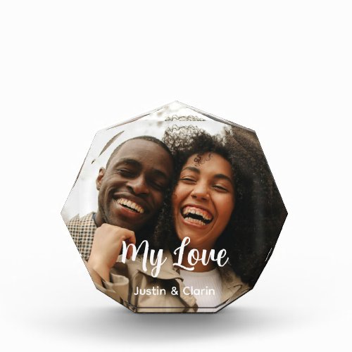 photo blocks octagonal - Photo&text - personalized