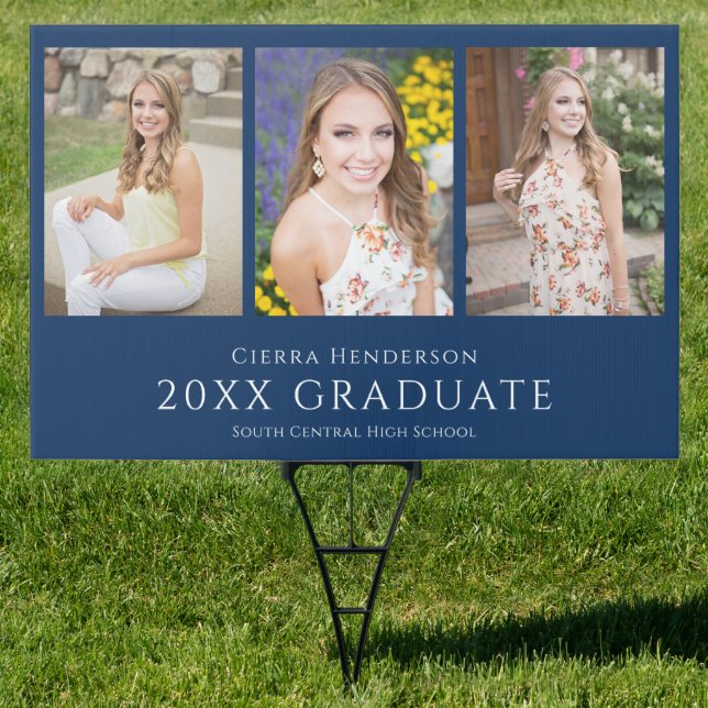 Photo Blue Celebrate Your Graduate Sign (Insitu)