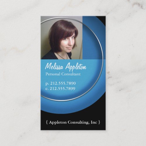 Photo - Blue Circle Professional Business Cards