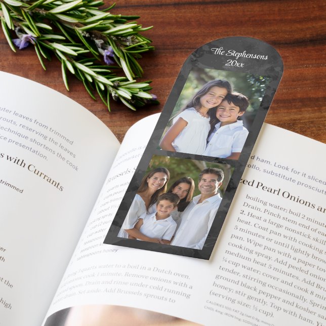 Photo Bookmark 5 Pictures Personalized 2-Sided (Book)