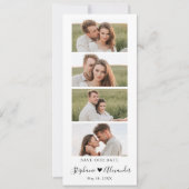 Photo Booth Bookmark Wedding Save the Date  (Front)