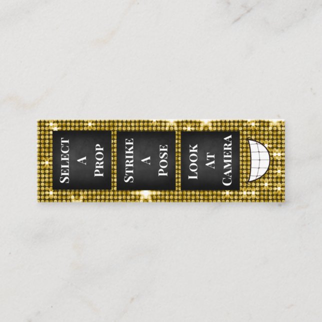 Photo Booth Business Card (Front)