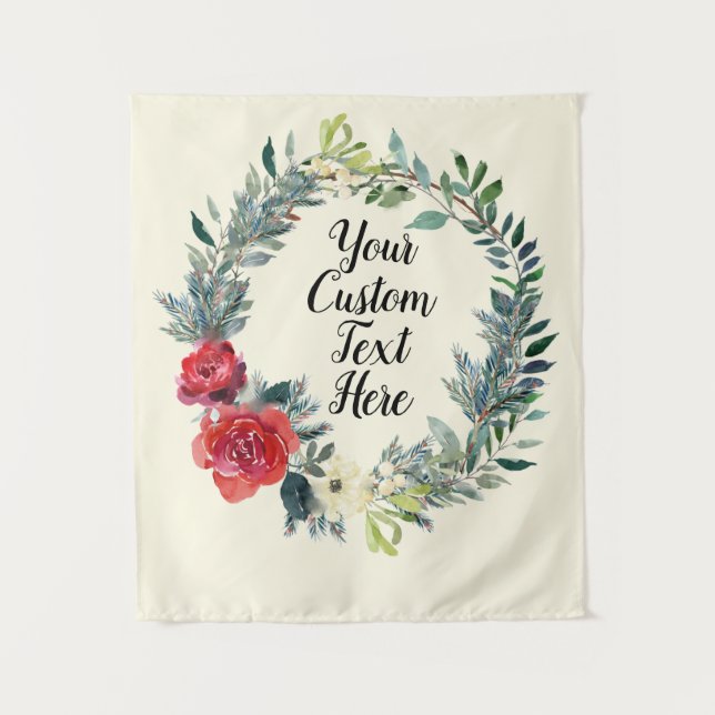 Photo Booth Decor, Christmas Wedding Back drop (Front)