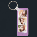Photo Booth Editable Color Custom Photo Keychain<br><div class="desc">Keep your keys safe and spectacular with a personalized keychain. Designed by Berry Berry Sweet,  Modern Stationery and Personalized Gifts. Visit our website at www.berryberrysweet.com to see our full product lines.</div>