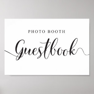 Photo Booth Guestbook Sign for Weddings