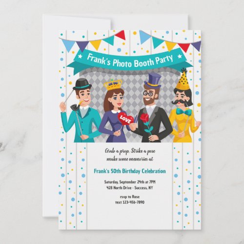 Photo Booth Party Invitation