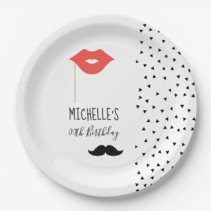 Photo Booth Party personalised Paper Plates