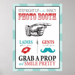 Photo Booth Sign for Carnival Circus Birthday R