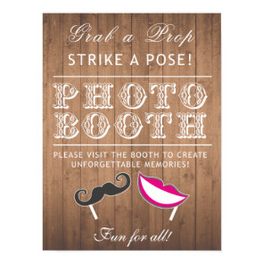 Photo Booth sign - grab a prop funny Wedding sign