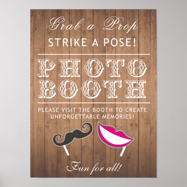 Funny wedding online photo booth signs