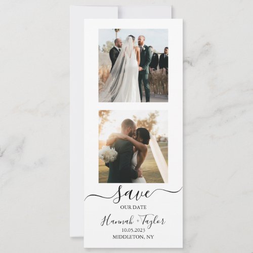 Photo Booth Strip Wedding Save the Date