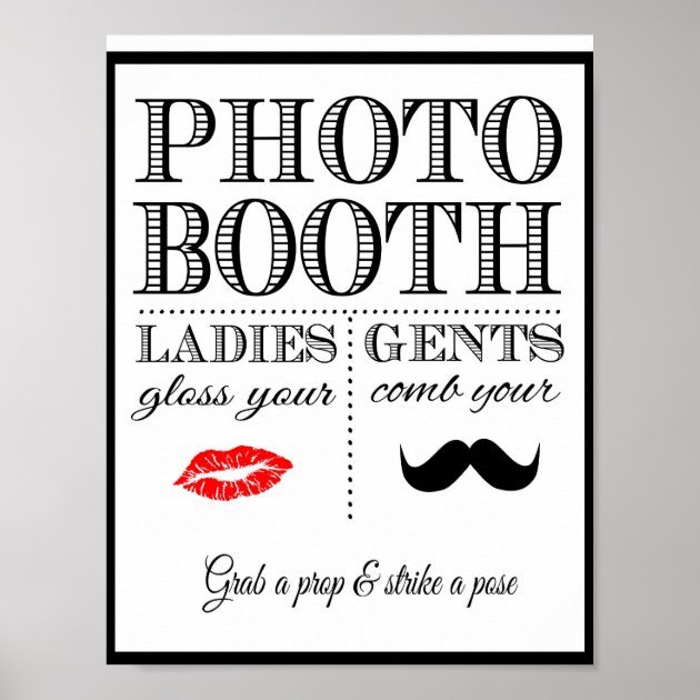 PHOTO BOOTH  Wedding Or Party Sign