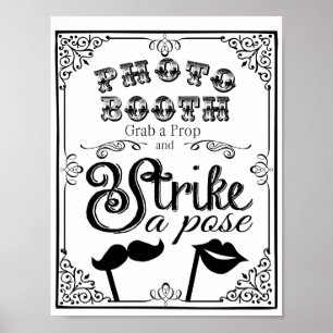 PHOTO BOOTH wedding or party sign