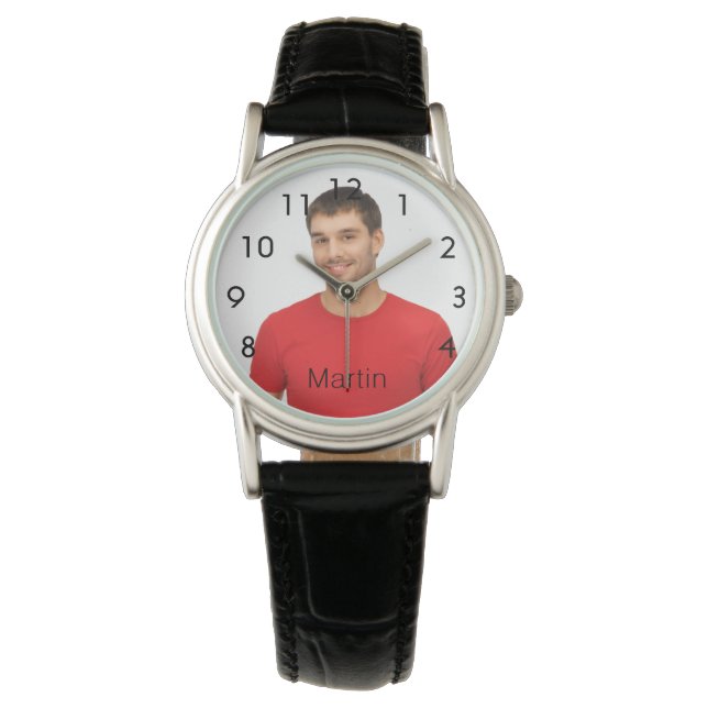 Photo boyfriend husband name black watch (Front)