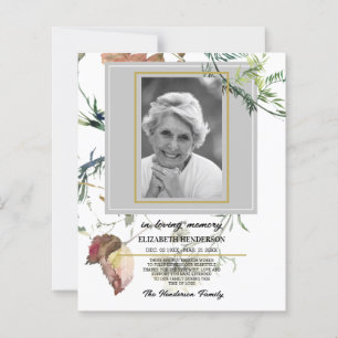 PHOTO Budget Sympathy In Loving Memory.