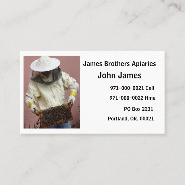 Photo Business Card (Front)