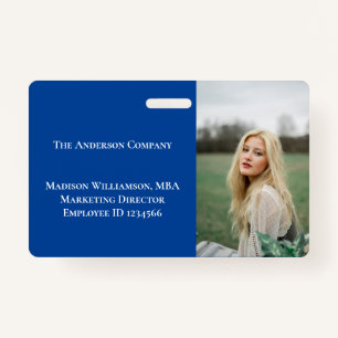 Photo Business Corporate Employee Vendor Badge