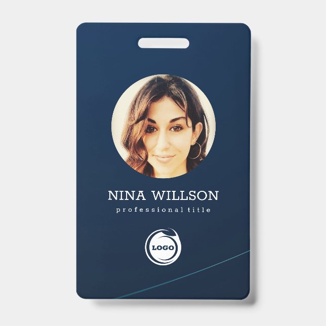 Photo Business ID Logo Badge (Front)